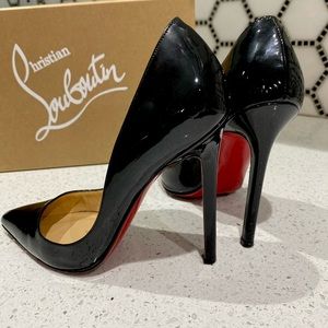 Christian Louboutin So Kate Patent 100mm Euro 35
